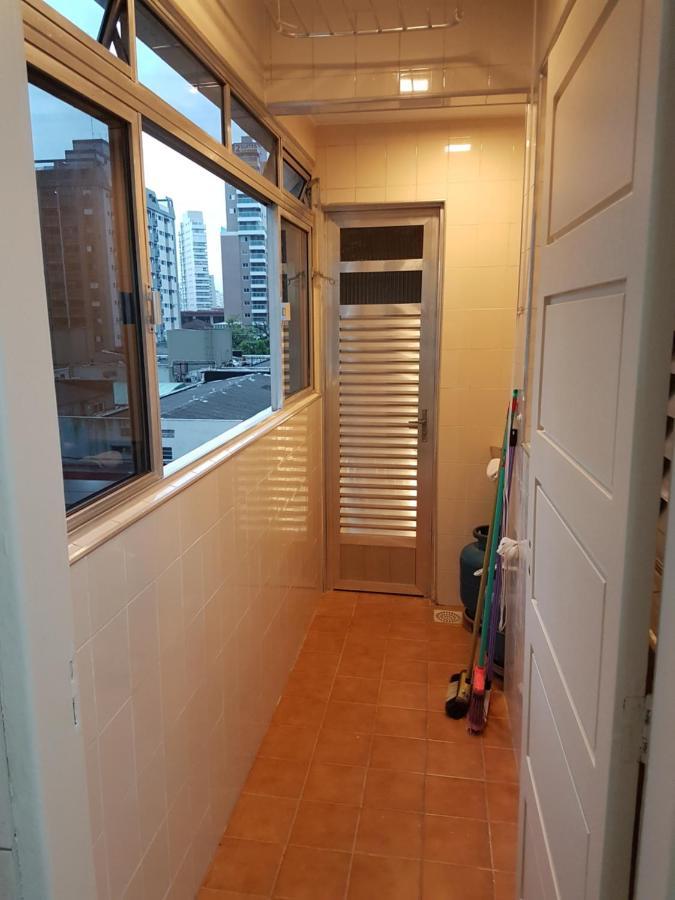 Apartamento em frente a Praia do Embaré - Santos Esterno foto