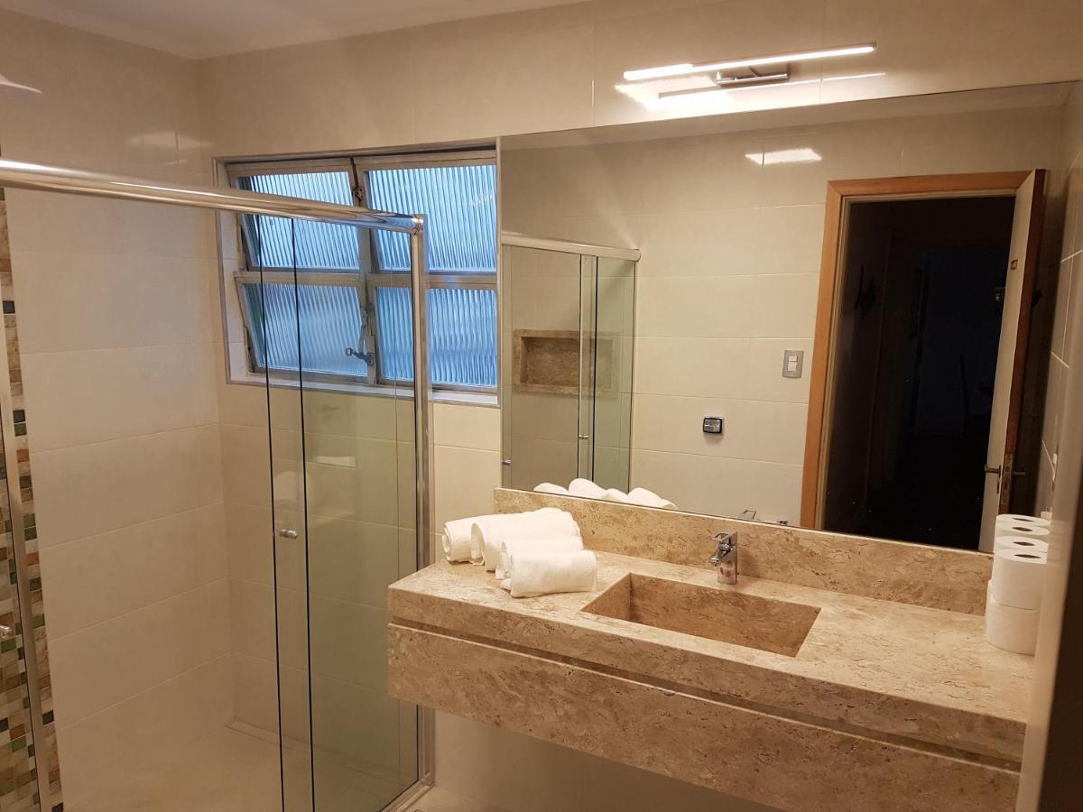 Apartamento em frente a Praia do Embaré - Santos Esterno foto